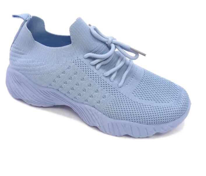 Blå sneakers för kvinnor