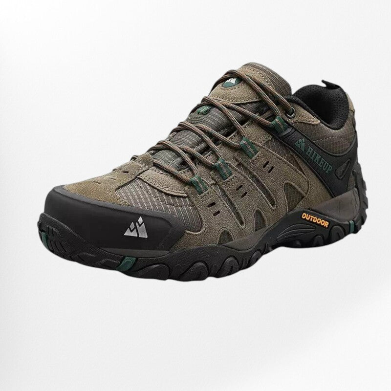 Brown hiking sneakers for men
