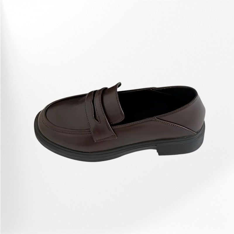 Brown moccasin for women