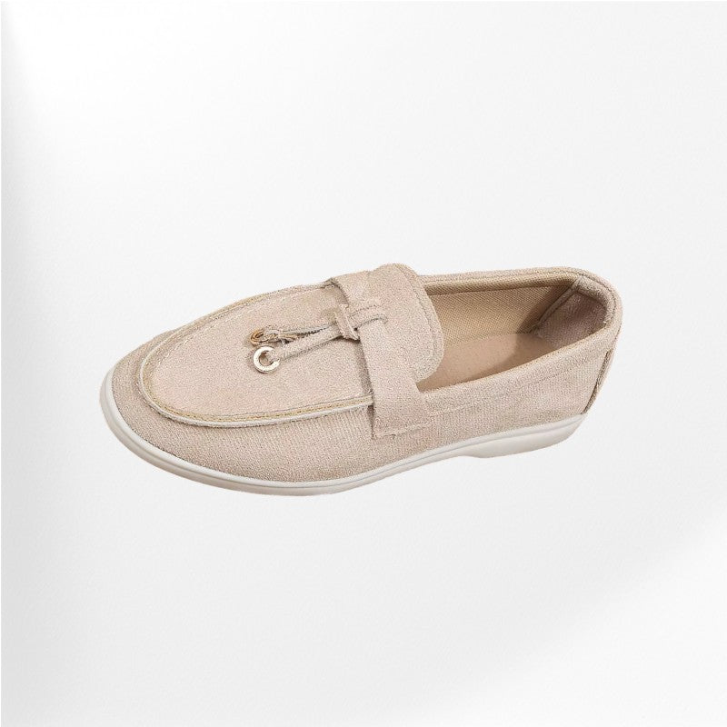 Ladies leather moccasins