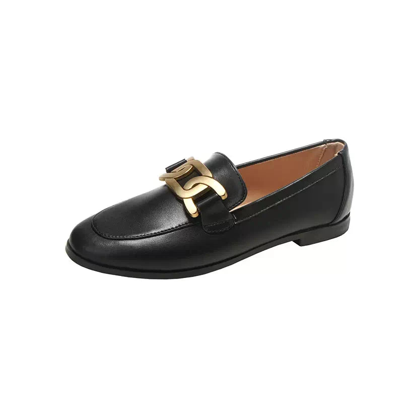 Loafers with chains for women Podoways 36 Black