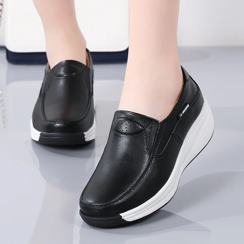 women's comfort shoe imitation leather Orthopedic Shoes Podoways 36 Black