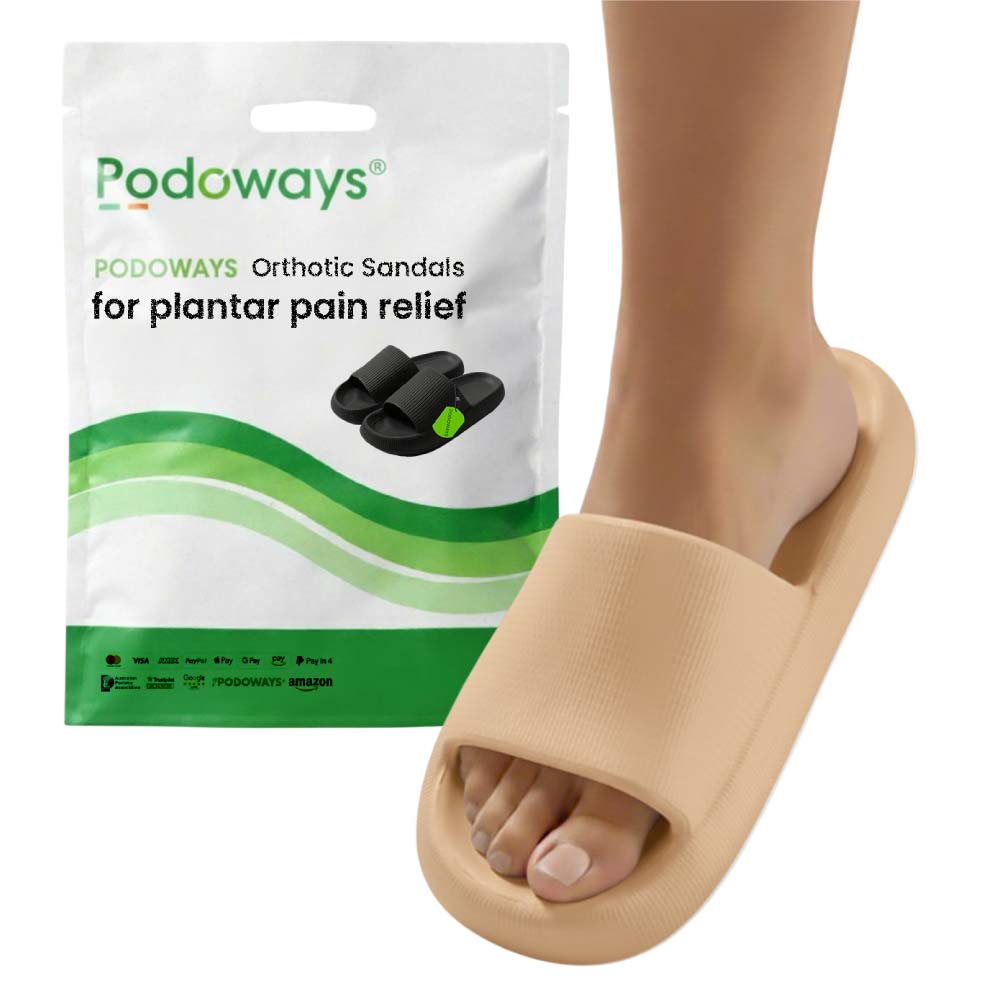 Ortotiske sandaler for lindring av plantarsmerter - Unisex