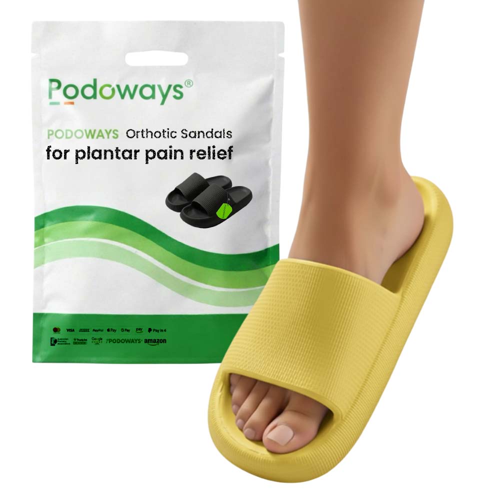 Ortotiske sandaler for lindring av plantarsmerter - Unisex