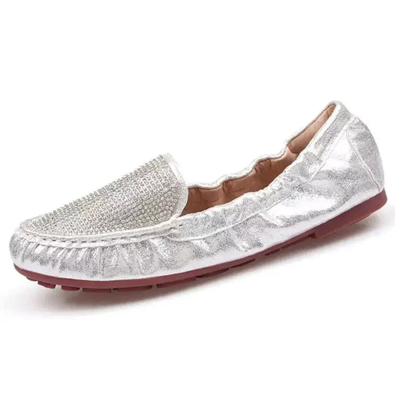 Sequined moccasin for women Podoways 36 Gainsboro