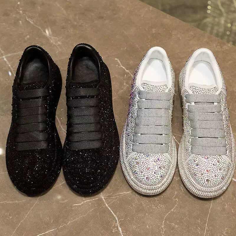 Silver sneaker for women Podoways