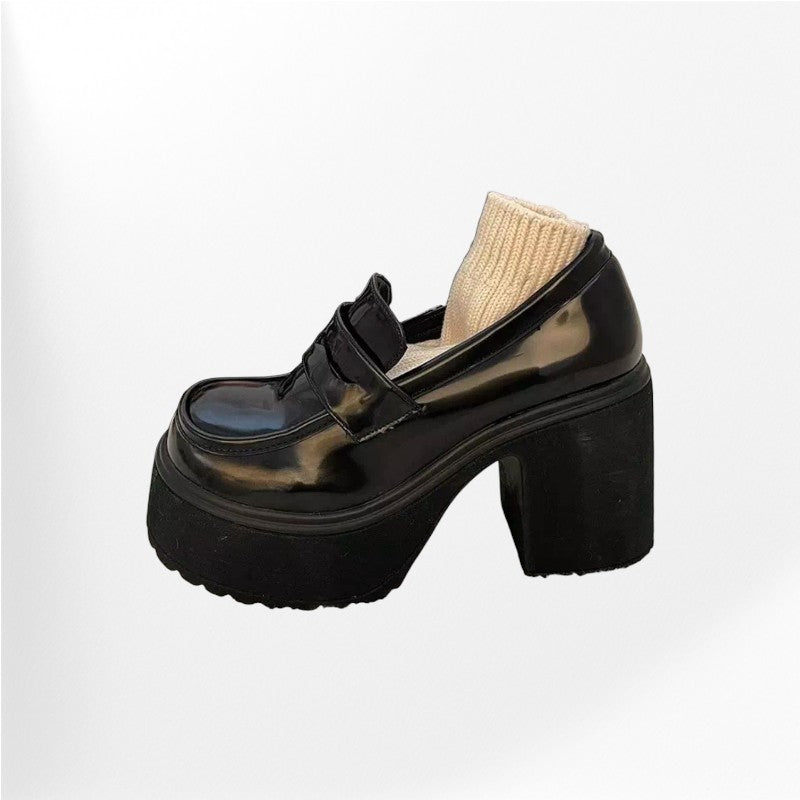 Wedge heel moccasin for women podoways