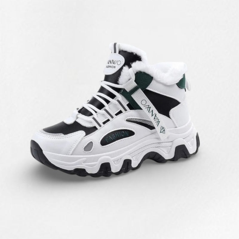 Women’s High-Top Fur-Lined Sneakers