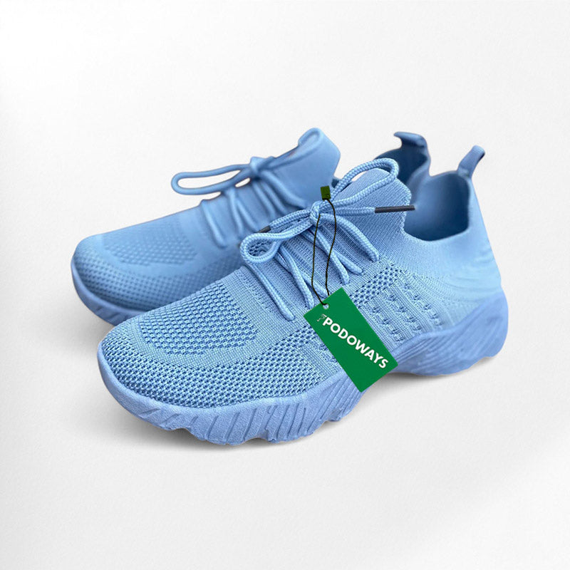 Blå sneakers för kvinnor 