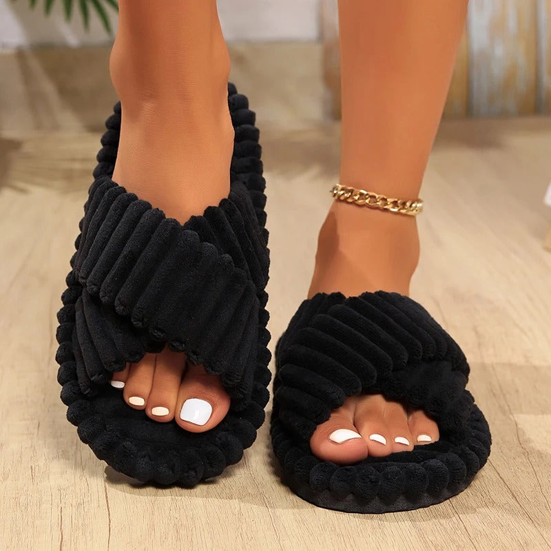 slippers for women with sensitive feet Podoways 36 Black