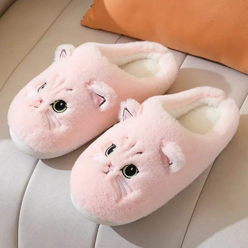 Podoways 36 Plum little cat slipper