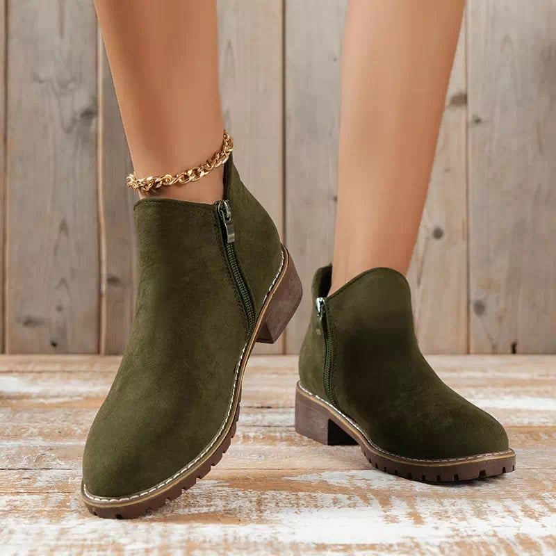 Podoways 36 Orthopedic Ankle Boots OliveDrab