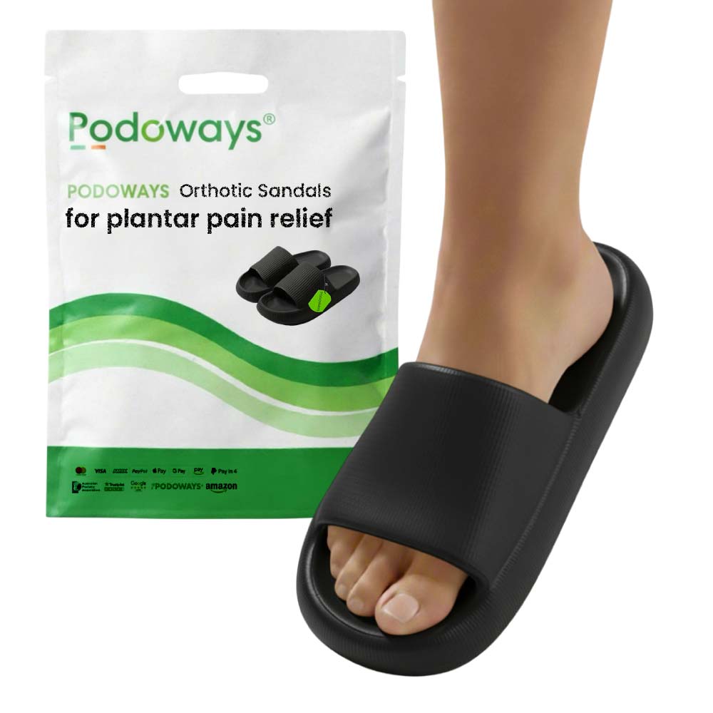 Ortotiske sandaler for lindring av plantarsmerter - Unisex