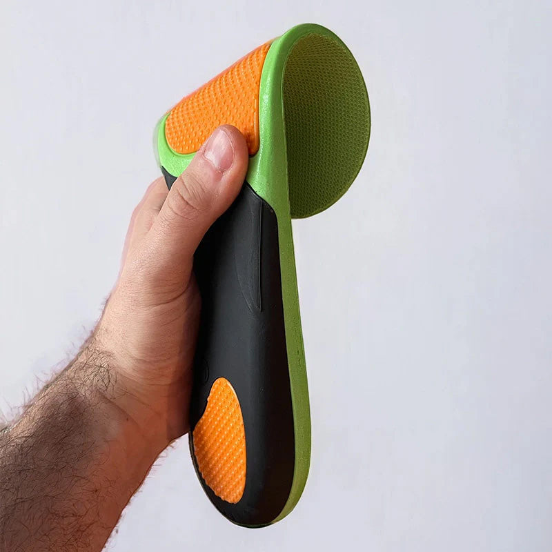 Orthotic insoles for plantar pain relief