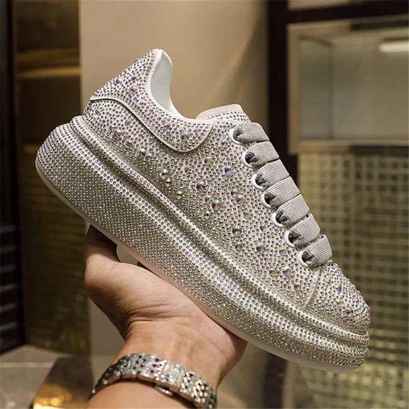 Silver sneaker for women Podoways
