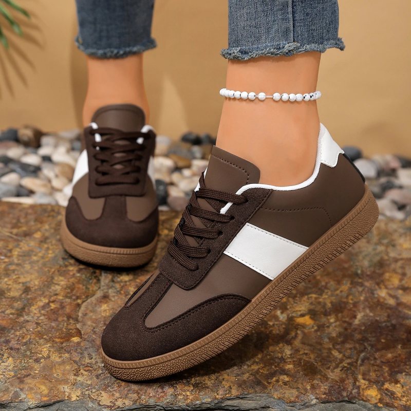 Women’s Brown Sneakers – Retro & Timeless Design