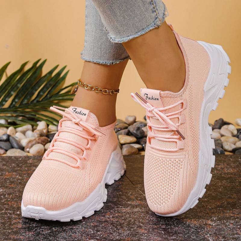 Women’s Lightweight Sneakers with Thick Sole Design